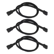 3PCS 4-Pin Fan Extension Cables Compatible with 3 Pin and 4 Pin PMW Fan Connecto