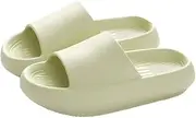 [Vatgdetly] Cloud Sliders for Women and Men Non-Slip Bath Slippers House Quick Drying Slides Pillow Slipper Open Toe Soft Sandals