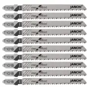 50Pac T101B Jigsaw Blades 4" 10 TPI Wood PVC & Plastic High Speed Carbon Steel
