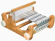 DIY Hand-Woven Knitting Machine,Household Desktop Loom,Stand Wooden Multi-Craft Weaving Loom Frame Adjustable Weaving Density with Comb and Bobbin,for Kids Adults Beginners Children