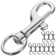 10 Pcs Pet Buckle Plastic Swivel Snap Hooks Dog Chain Replacement Clasp