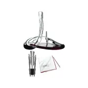 Riedel Decanter Mamba Fatto A Mano Bundle with Microfiber Polishing Cloth and...