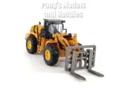 8 Inch Construction Wheel Loader w/ Pallet Fork 1/48 Scale Diecast Model