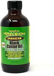 Jamaican Mango Black Castor Oil, Rosemary, 4 Ounce