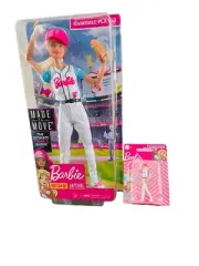 BARBIE DOLL BASEBALL PLAYER | Made to Move Ultimate Posable - Brand New | NRFB!!