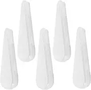 JECOMPRIS 5pcs Portable Toothbrush Holder Tooth Box Travel Containers for Adults Easy Maintenance Storage Organize Items Transparent Design