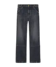 Versace Logo-Patch Patchwork-Designed Jeans 34,37,30,31,32 black