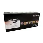 Lexmark E460X11P BLACK TONER YIELD 15K PAGES, FOR E460
