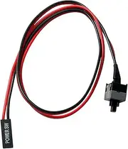 FITYLE PC Motherboard Power Button Switch Cable - Computer Case Internal Power/Reset Cable ATX Case Push On/Off Cord Wire (19.5 Inch)