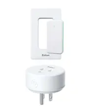 Remote Control Outlet Plug Switch, Buckle Design & Removable Wireless Light S...