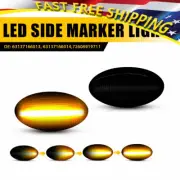 For MINI R53 Hatchback Coopers 02-06 Smoke Dynamic Amber LED Side Marker Lights (for: Mini)