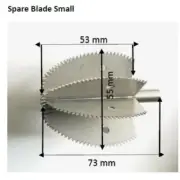 Odiris Coconut Scraper Replacement Blade (6cm)