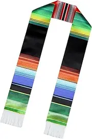 [Generic] Mexico Graduation Sash - Mexican Sash for Graduation - 2024 Mexican Graduation Stole Sash Mexican Serape Scarf Colorful Graduation Stole for Graduation Women Men