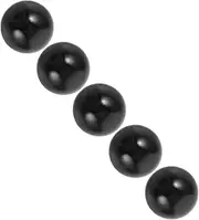 PHENOFICE Elegant Pinball Machine Balls 5pcs Replacement Balls for Pinball Machine Multiplayer Capability Black Plastic