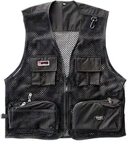[Bewellan] Men Summer Vest Outdoor Multi-Pockets Men Fishing Vest Mesh Male Vest Men Fishing Waistcoat Clothing