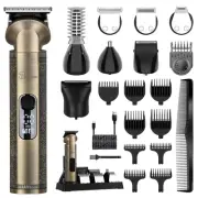 Beard Trimmer Kit Professional Hair Clipper Zero Gapped T-Blade Trimmer Elect...