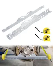 Toe Alignment Tool Plates 2pcs, Wheel Alignment Tool Includes Two 5m Measurin...