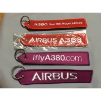 在飛比找蝦皮購物優惠-Airbus A380飄帶鑰匙圈