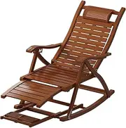 KELUNIS Outdoor Lounge Chair 5 Positions Adjustable Folding Chaise Lounge for Poolside Deck Office,Brown