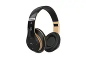 Bluetooth Headphones Over Ear HiFi Stereo Sound Wireless Headphones for Travel Work Cellphone-Black