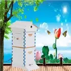 Small 10 X Auto Shed Honey Brood Wood Frame +Mini Wooden Bee Hive House