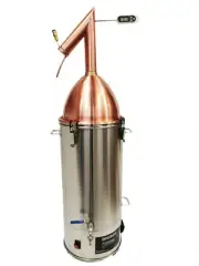 New 35L Essencial Oil Making Alembic Dome and Alcoengine Pot Still Kit Make Gin