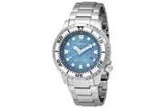 Citizen Promaster Dive Stainless Steel Light Blue Dial Eco-Drive Diver's BN0165-55L 200M Men's Watch