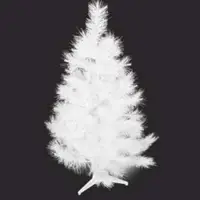 在飛比找PChome24h購物優惠-【摩達客】台灣製3尺/3呎(90cm)特級白色松針葉聖誕樹裸