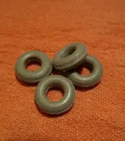 4 SCHUCO Micro Racer GO-KART #1035 correct issue style TIRES grey /gray