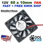 12V 60mm Cooling Fan 6010 PC Computer Case Cooler CPU 6cm 60x60x10mm 2-Pin a11