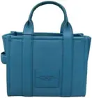 Marc Jacobs Women's The Leather Small Tote, One Size (Harbor Blue) box 26#1937