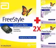 ABBOTT FREESTYLE OPTIUM NEO KETONE & GLUCOSE MONITOR +2x ketone strips 10/box