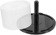 ANDRESLAD CD Storage Bucket Portable Plastic Organizer for Dvds and Discs to Compact Design for Easy Access and Protection for Home and Travel Storage