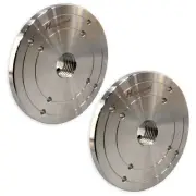 Hurricane Turning Tools, 6" Steel Faceplate For Wood Lathe, 1 1/4" x 8 TPI,