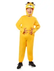 Garfield Cat Costume Jumpsuit and Headpiece for for Themed Parties and Hallow...