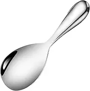 Rice Cooker Spoon - Thickened Stainless Steel Rice Spoon | Non-Stick Heat Resistant Kitchen Spatula Mashed Potato Serving Utensil for Home Restaurant