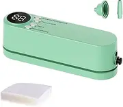 Rightfavour Mini Vacuum Sealer Wireless Portable, 3 In 1 Cordless Mini Vacuum Sealer, for Dry/Moist Food Storage Preservation with 10 Vacuum Bags (green)
