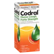 Codral Mucus Cough Forte Strength 200mL - Berry Flavour Clears Chest Congestion