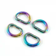 D-rings for 1/2in Straps Rainbow By Emmaline Bags