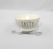 Rae Dunn 4 Bowls Yum, Tasty, Foodie. Eat