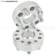 For Chevrolet Silverado 1500 GMC 2x 2"silver 6x5.5 14x1.5 studs wheel spacers