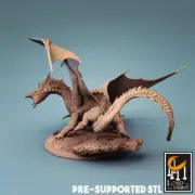 YOUNG BRINE DRAGON SEA DRAKE D&D Role Playing War Gaming Proxy Lord of the Print