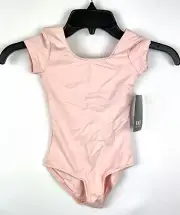 Bloch Girl’s Short Sleeve Pink Leotard Size 4/6