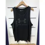 【UNDER ARMOUR】TRAINING GRAPHICS男款背心 透氣 快乾 黑色 - 1329589-001