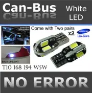 4 piece T10 Samsung 8 LED Chip Canbus White No Error Plugin Map Light Bulbs E934 (for: Volvo)