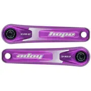 Hope E-Bike Crankset No Spider Narrow - Purple Size 155mm