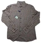 Johnnie-O Flannel Shirt Mens Small Ajax Red Plaid "Hangin Out" LS Lightweight