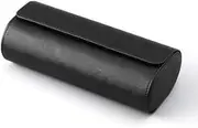 3 Slots Watch Storage Box Chic Portable Travel Roll Detachable Display Case Wristwatch Pouch Holder for Watches Accessory (Black) FANDIAO