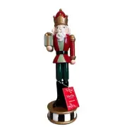Martha Stewart CHRISTMAS NUTCRACKER 14in Red Green Traditional HOLIDAY Decor