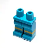 Lego - Minifigure Legs - Light Blue Shorts, Shoes, Sports